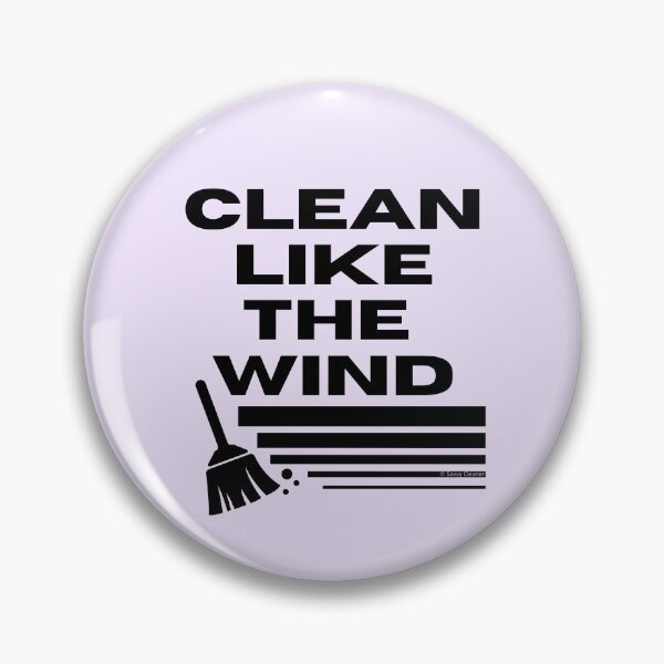 Item preview,  Clean Like the Wind Broom Housekeeping Humor designed and sold by SavvyCleaner.