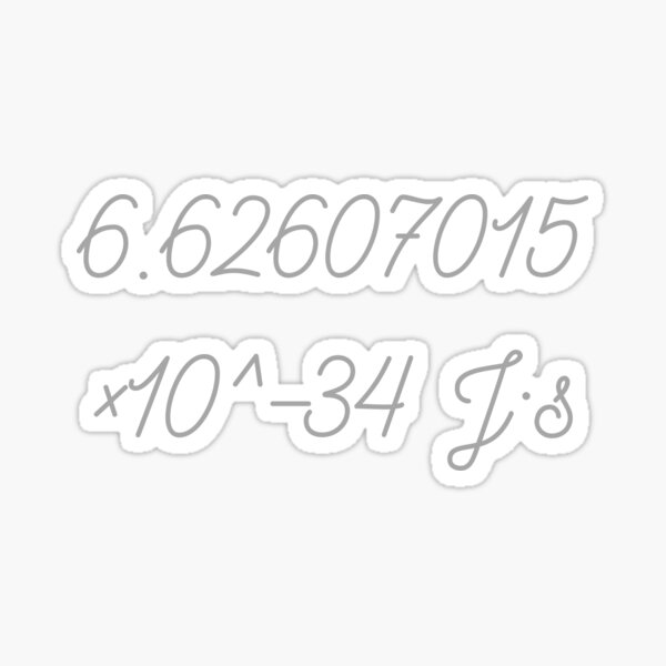 Item preview, Planck's constant  designed and sold by ruviniud.