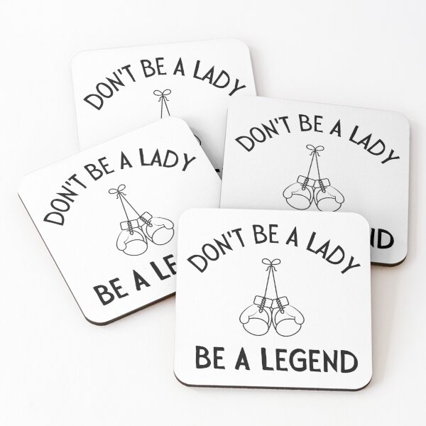 Item preview, Boxing: Don't be a lady be a legend designed and sold by TheGreenGoat.