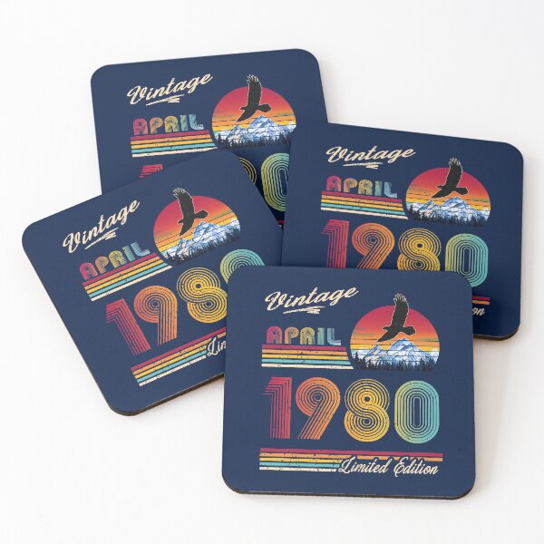 Item preview, April 1980 Birthday designed and sold by GreenSplash.