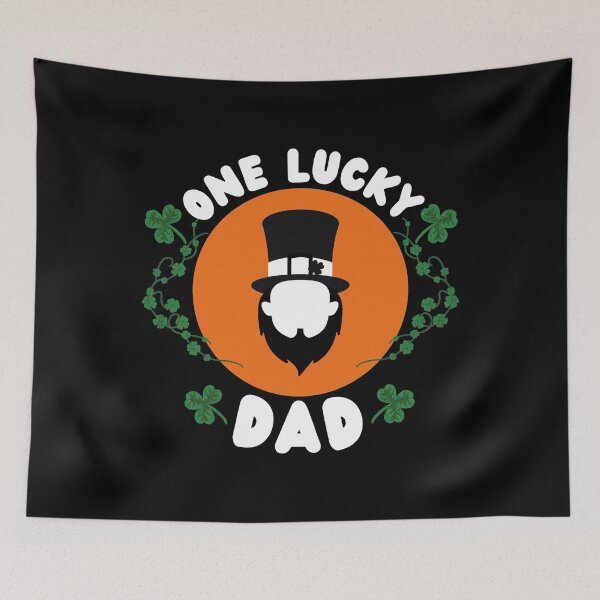 Item preview, One Lucky Dad  designed and sold by Vibing-Right.