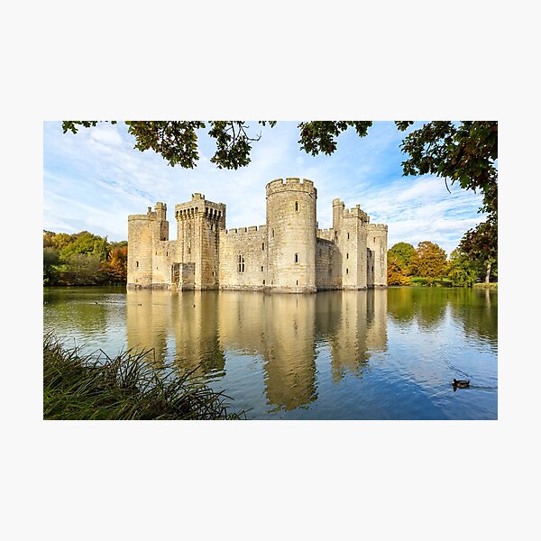 Bodiam Castle, East Sussex, England Photographic Print