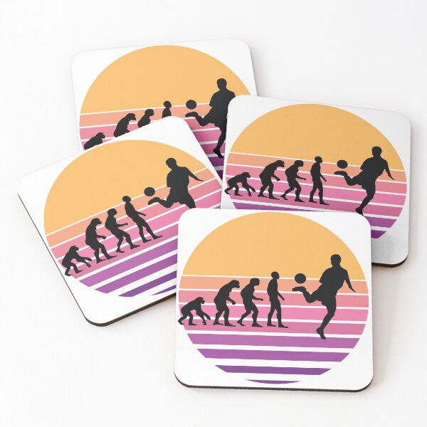 Item preview, Evolution of Man SOCCER FOOTBALL designed and sold by Cheerocki.