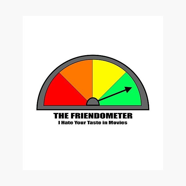 Friendometer Photographic Print