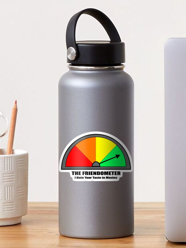 Thumbnail 1 of 3, Sticker, Friendometer designed and sold by ihateyourtaste.