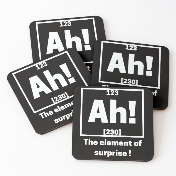 Item preview, Ah the element of surprise chemistry designed and sold by scienceisfunny.