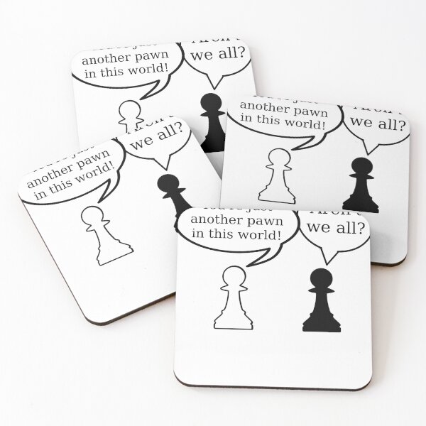 Item preview, Pawns questioning life designed and sold by FaruqFront.