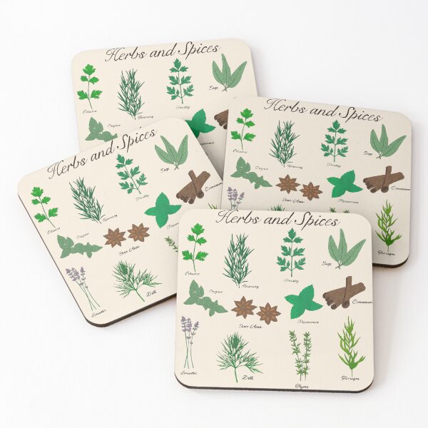 Item preview, Herbs and Spices Colored designed and sold by keelsome.