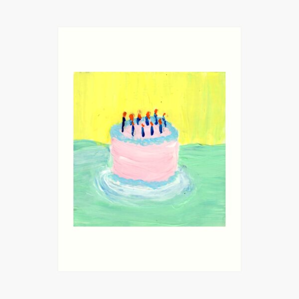 Impressions Artistiques Sur Le Theme Bougie De G C3 teau Danniversaire Redbubble