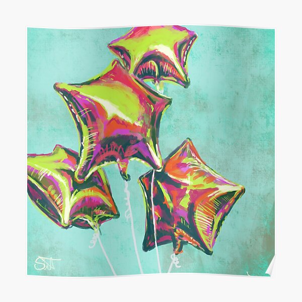 Happy Summer Celebration - Balloon Party Poster