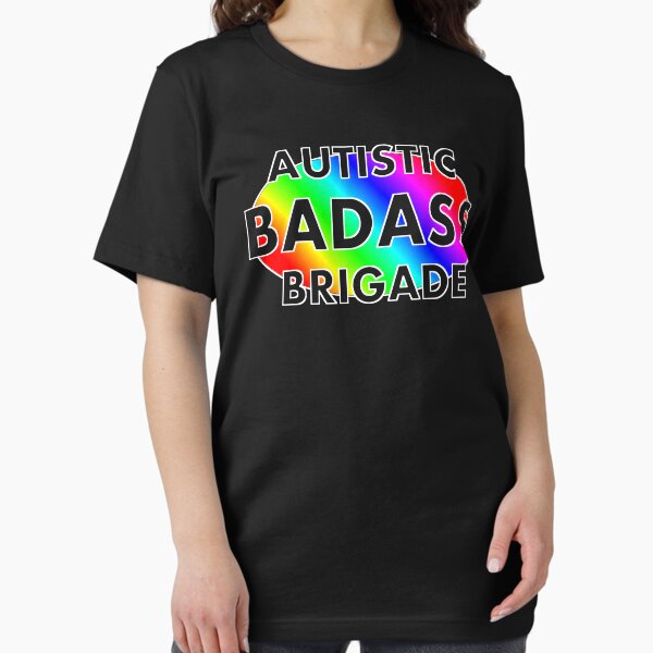 Autistic Badass Brigade - dark colored background Essential T-Shirt