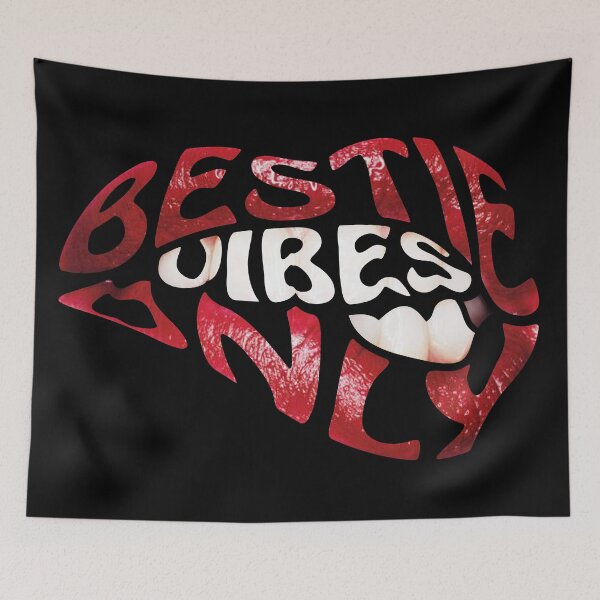 Item preview, BESTIE VIBES ONLY TYPOGRAPHY DESIGN designed and sold by firmanhartanto.