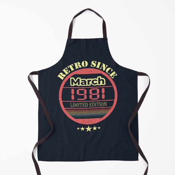 Item preview, 40th Birthday Vintage - Retro Since March 1981 designed and sold by MyLifeStyleShop.