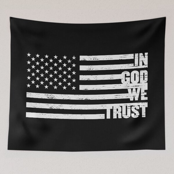 Item preview, In God We Trust - USA - American Flag designed and sold by Art by s2ray.