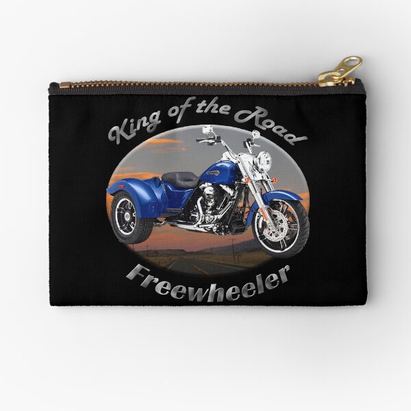 Harley Davidson Freewheeler King Of The Road Zipper Pouch
