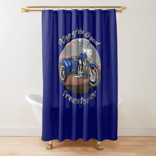 Harley Davidson Freewheeler King Of The Road Shower Curtain