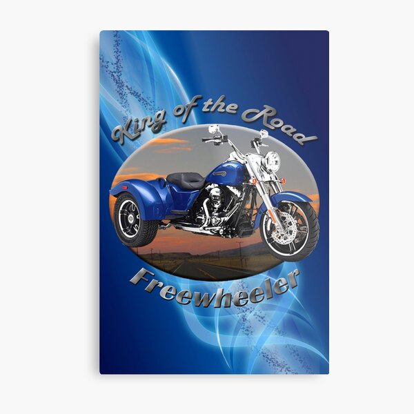 Harley Davidson Freewheeler King Of The Road Metal Print