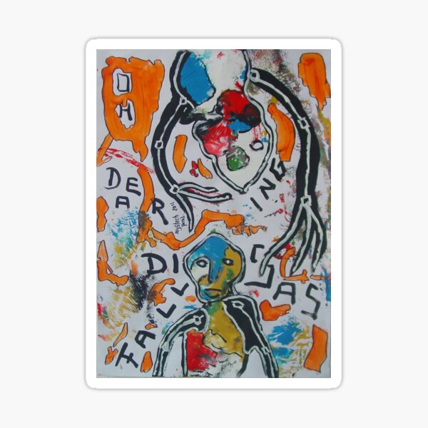 Falling Sticker