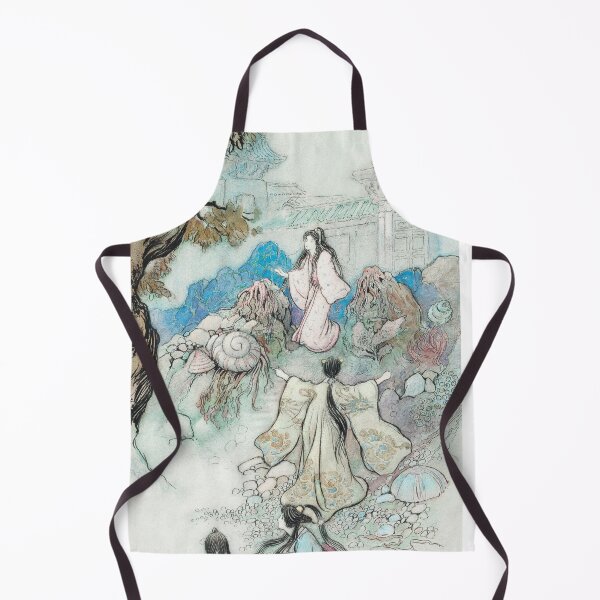 Item preview, Beautiful Oriental vintage illustration art - Warwick Goble designed and sold by Vintage Designs +.