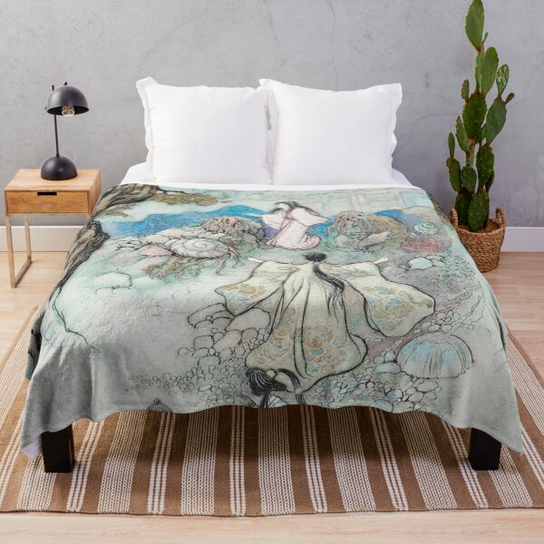 Item preview, Beautiful Oriental vintage illustration art - Warwick Goble designed and sold by Vintage Designs +.