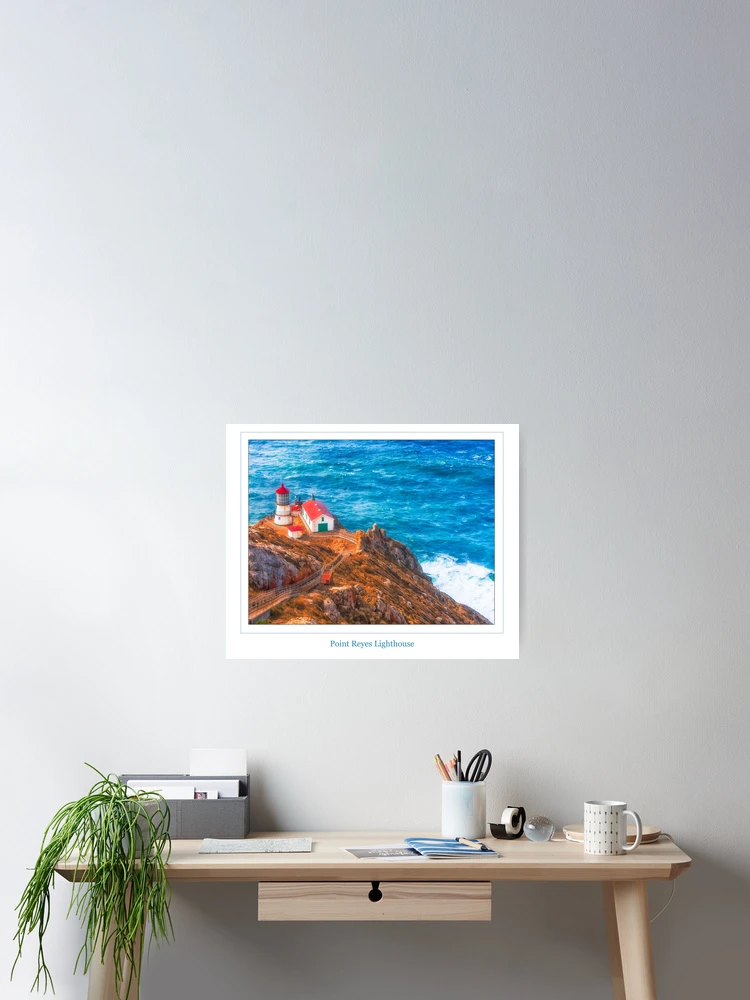 Thumbnail 2 of 3, Poster, Point Reyes Lighthouse designed and sold by Fernando Margolles.
