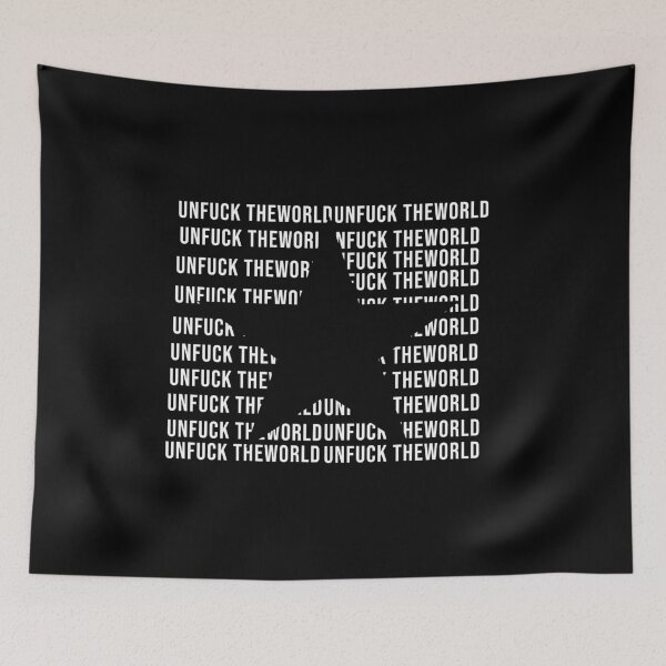 Item preview,  unfuck the world Essential T-Shirt designed and sold by HOURMAN.