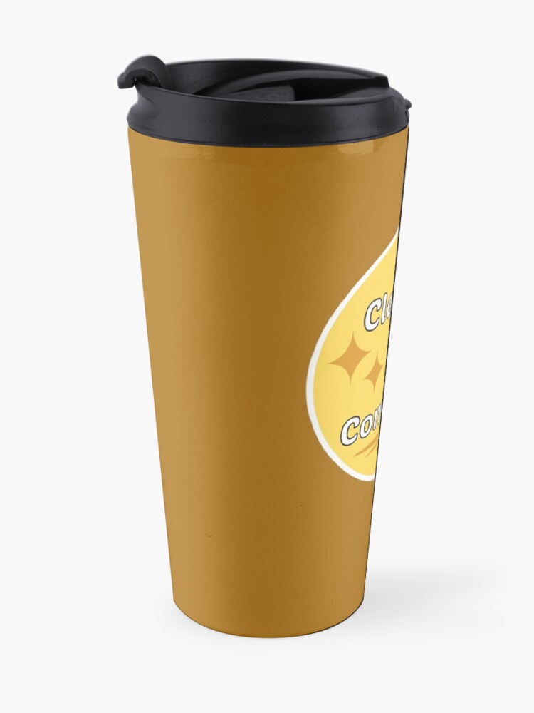 Alternate view of Cleaning is Contagious Retro Housework Housekeeper Gifts Travel Mug