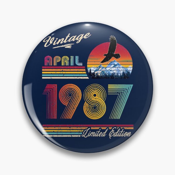 Item preview, April 1987 Birthday designed and sold by GreenSplash.
