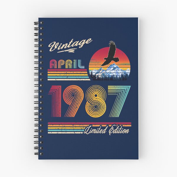Item preview, April 1987 Birthday designed and sold by GreenSplash.