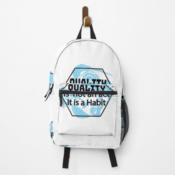 Item preview, Quality is not an act, It is a Habit designed and sold by notasimp.