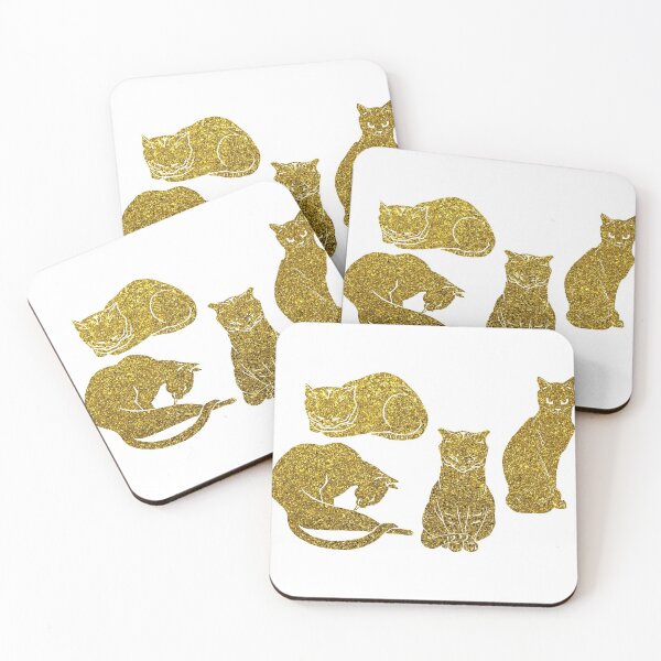 Item preview, Gold cats designed and sold by sasijaya.