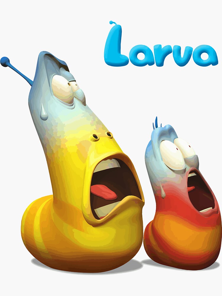 larva-cartoon-movie-art-sticker-for-sale-by-vestjoyce-redbubble