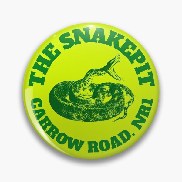 Item preview, The Snakepit Crest - Norwich City designed and sold by thelastavo.