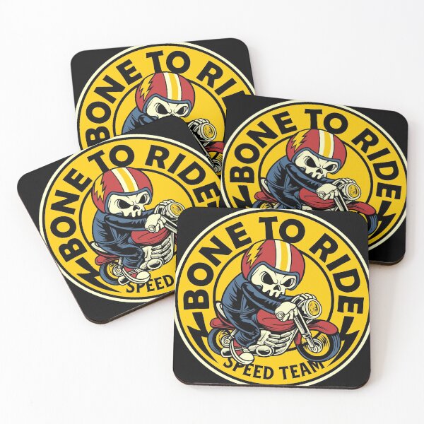 Item preview, Bone to Ride Biker Logo designed and sold by NoFilterApparel.