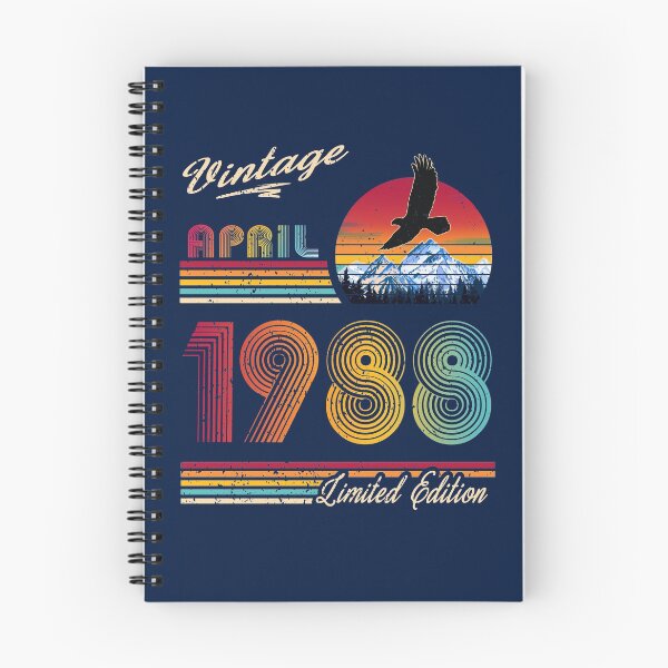 Item preview, April 1988 Birthday designed and sold by GreenSplash.