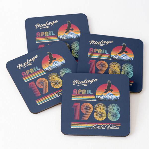 Item preview, April 1988 Birthday designed and sold by GreenSplash.
