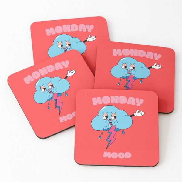 Item preview, MONDAY MOOD CLOUD CLASSIC CARTOON designed and sold by Seimbangseirama.