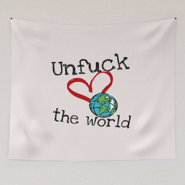 Item preview, unfuck the world Essential T-Shirt designed and sold by HOURMAN.