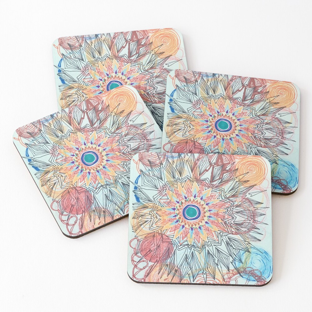 Item preview, Coasters (Set of 4) designed and sold by HarpsCreations.