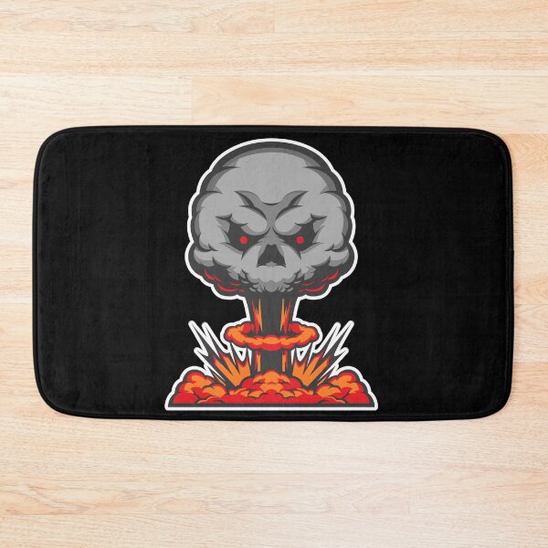 Item preview, Atomic Blast Skull Mushroom Cloud designed and sold by TheTopHatGroup.