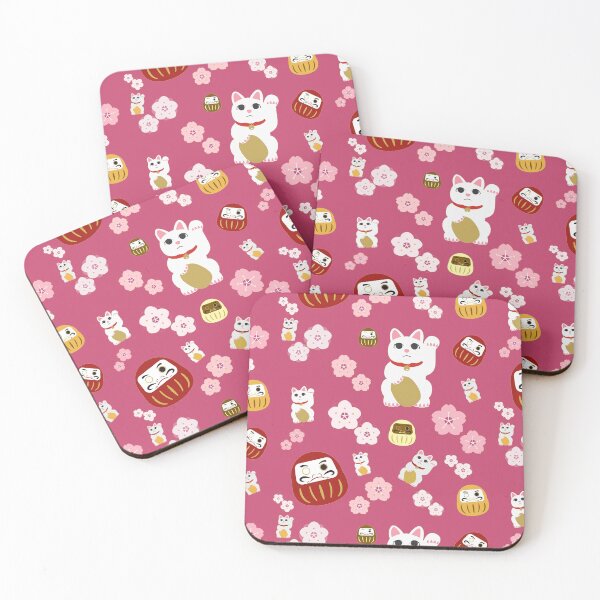 Item preview, Maneki Neko and Daruma designed and sold by InAsianSpaces.