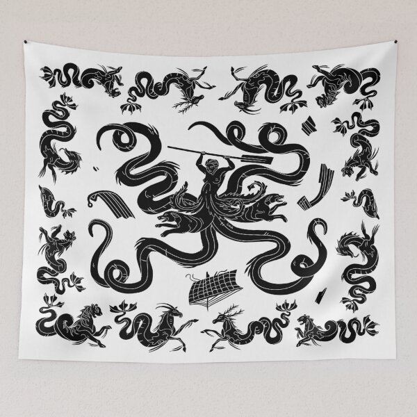 Item preview, Scylla mosaic designed and sold by flaroh.