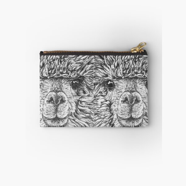 Item preview, Alpaca drawing black and white designed and sold by Okashimai.