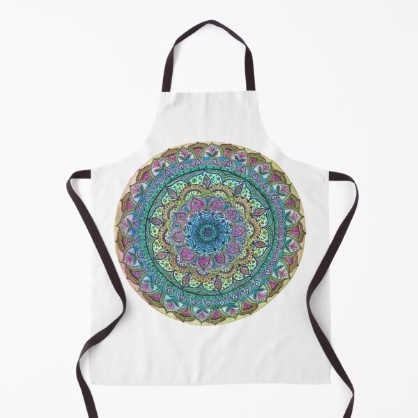 Item preview, Floral Mandala - Periwinkle, Violet, Olive Variation designed and sold by SarahTravisArt.