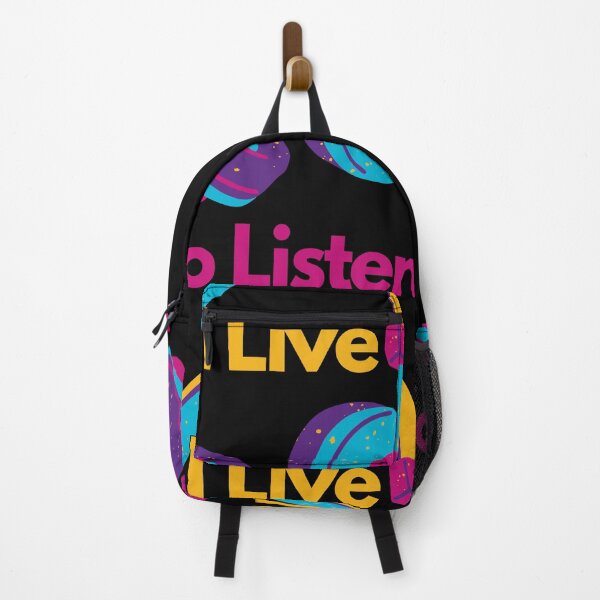 Item preview, "I Live to Listen" Juicy Design for Music Lovers designed and sold by ZetaUmbra.