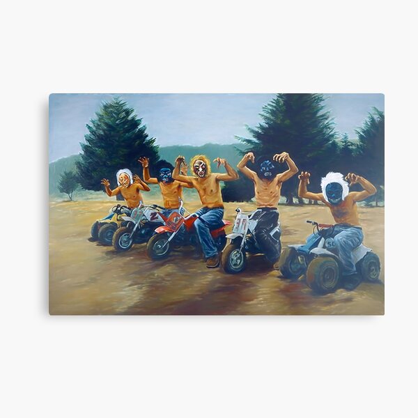 Painting from "The Royal Tenenbaums" Metal Print