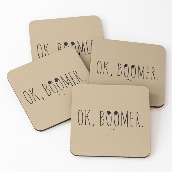 Item preview, Ok Boomer Design With Eyeroll and Frown Emoji For Gen Z, Millennials and TikTok Fans designed and sold by SteamParliament.