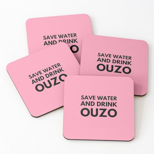 Item preview, Save Water And Drink Ouzo Funny Greek Design Gifts designed and sold by TheGreekGuy.