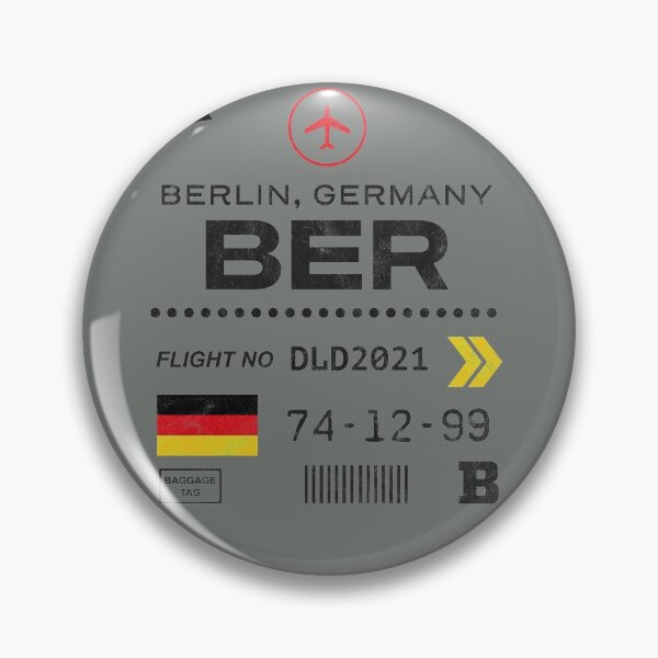 Artikelvorschau, Berlin Airport Tag - Berlin entworfen und verkauft von PaulSDesign.