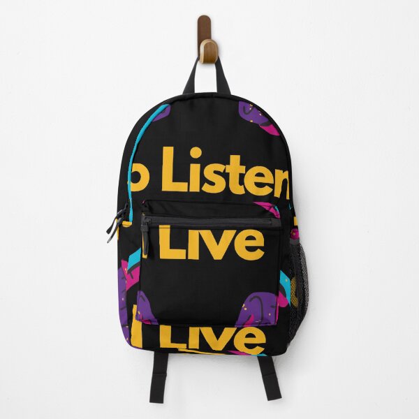 Item preview, "I Live to Listen" Juicy Design for Music Lovers designed and sold by ZetaUmbra.